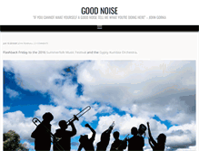 Tablet Screenshot of goodnoise.ca