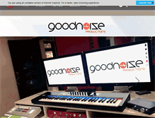 Tablet Screenshot of goodnoise.co.za
